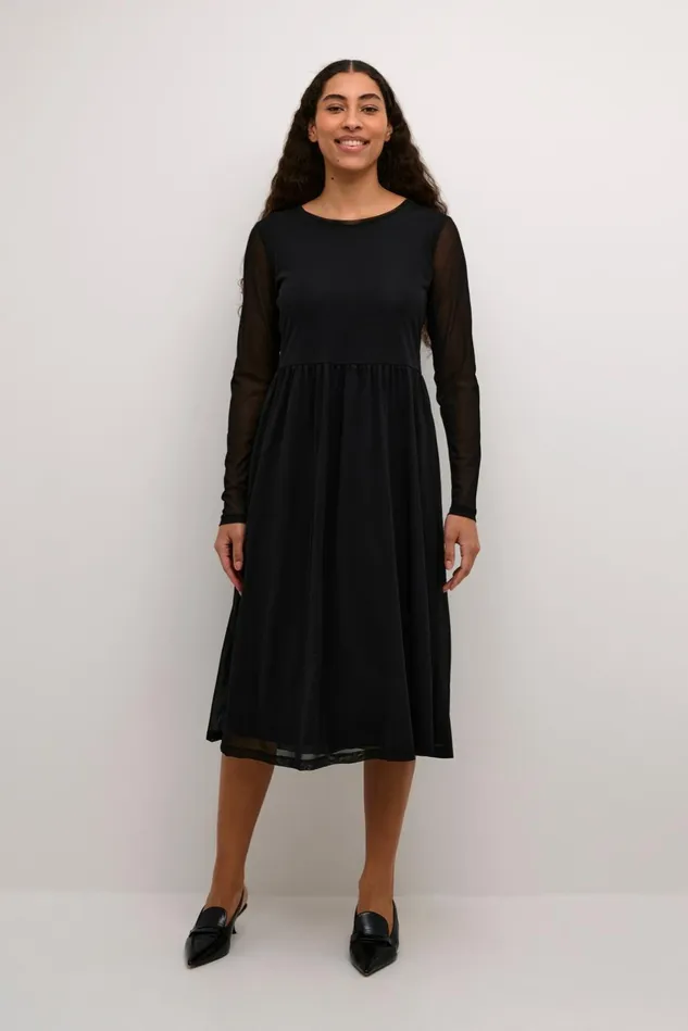 Dresses Women CULTURE CUmelida Mesh Dress Black