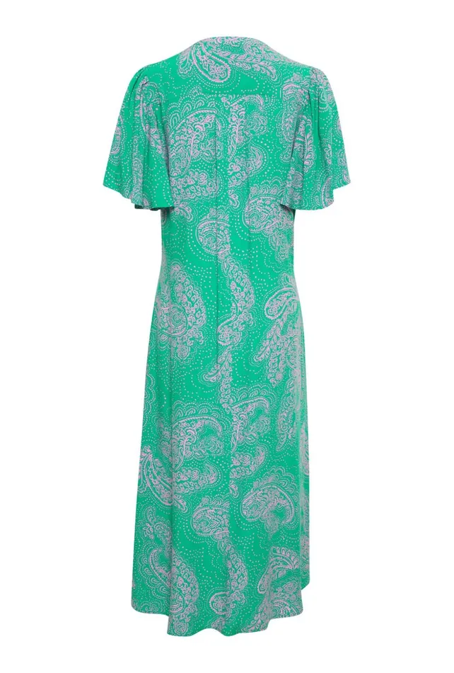 Dresses Women CULTURE CUpolly Dress Greenpink Paisley