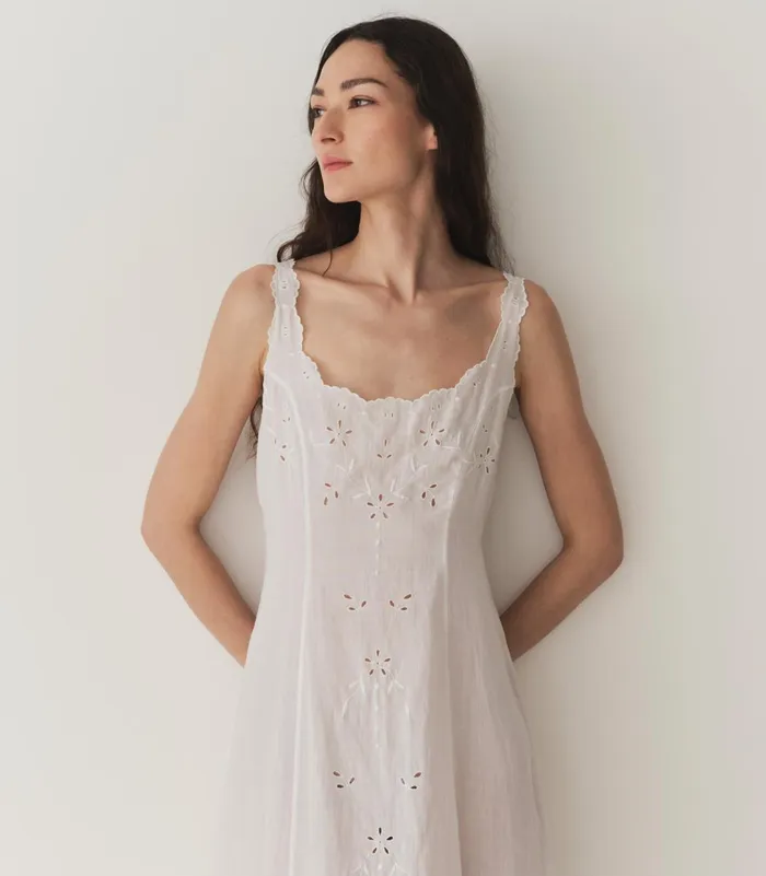 Dresses Women DEN Abella Dress Salt Dresses Women DEN Abella Dress Salt