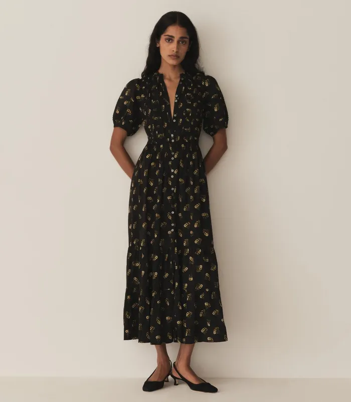 Dresses Women DEN Haleigh Dress Buttercup Bouquet Dresses Women DEN Haleigh Dress Buttercup Bouquet