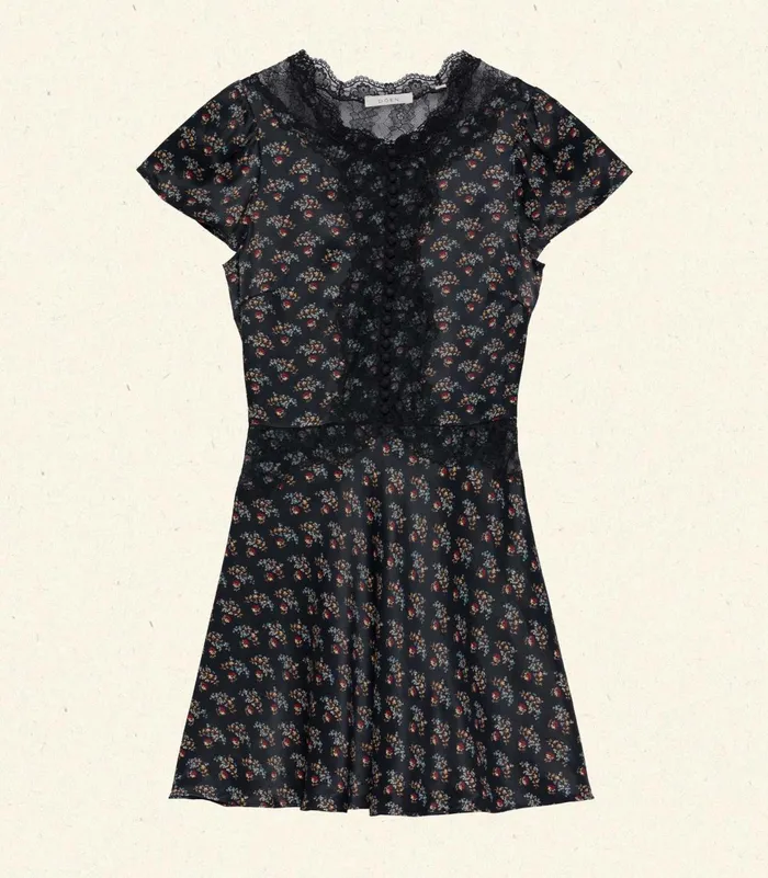 Dresses Women DEN Ivy Dress Delphinium Floral Dresses Women DEN Ivy Dress Delphinium Floral