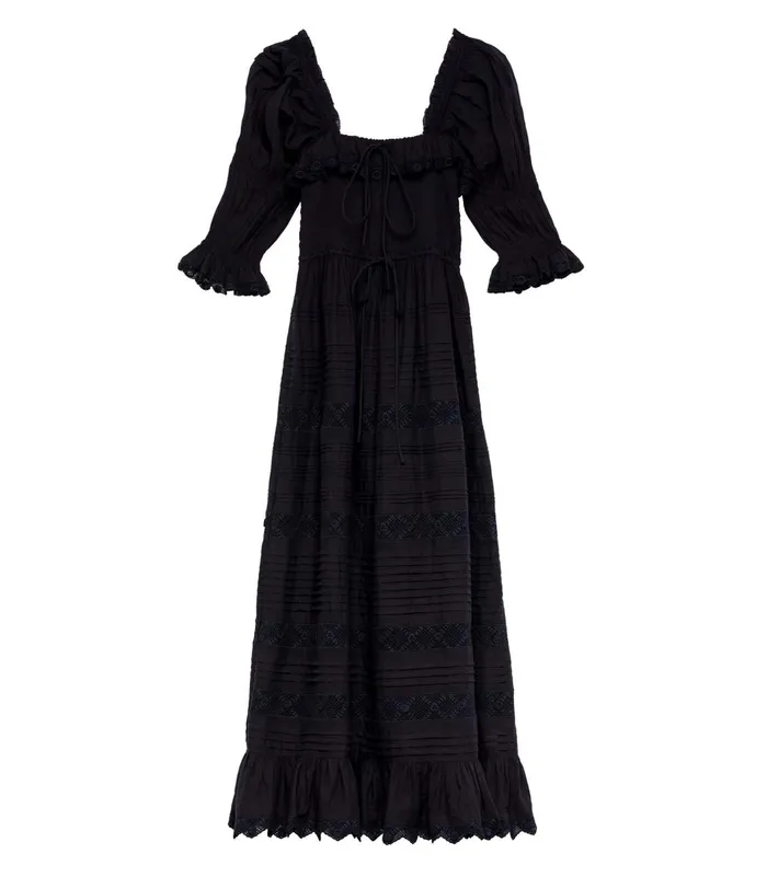 Dresses Women DEN Izabal Dress Navy Dresses Women DEN Izabal Dress Navy