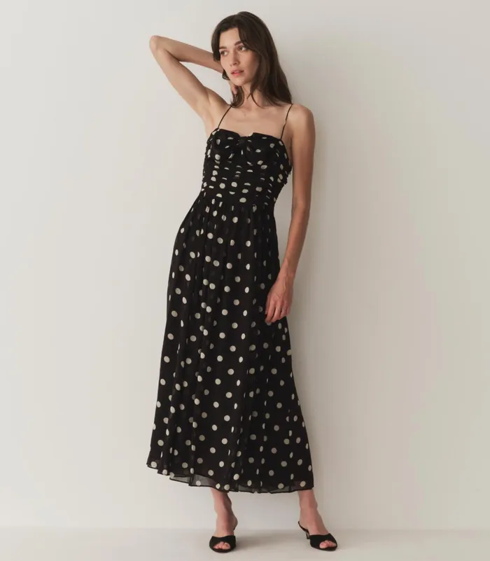 Dresses Women DEN Maryanna Dress Noir Solstice Sky Dot
