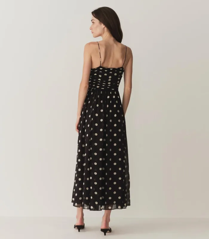 Dresses Women DEN Maryanna Dress Noir Solstice Sky Dot Dresses Women DEN Maryanna Dress Noir Solstice Sky Dot
