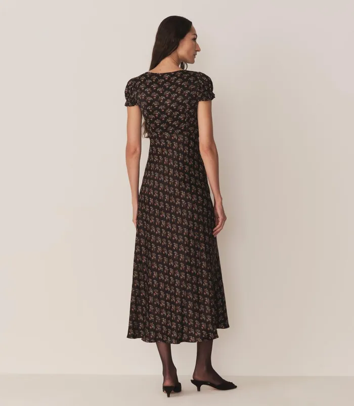 Dresses Women DEN Marybell Dress Delphinium Floral Dresses Women DEN Marybell Dress Delphinium Floral