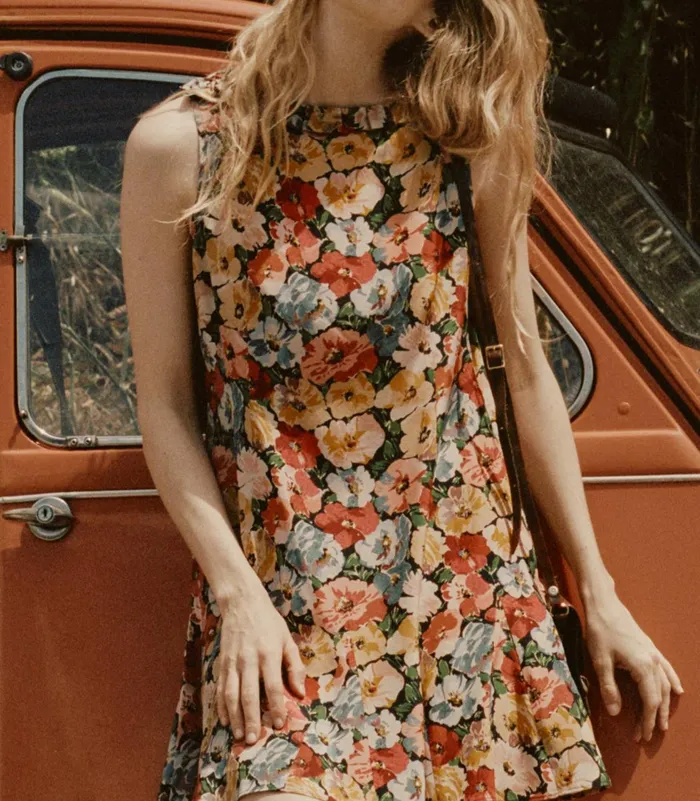 Dresses Women DEN Messina Dress Poppy Meadow Dresses Women DEN Messina Dress Poppy Meadow