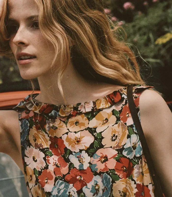 Dresses Women DEN Messina Dress Poppy Meadow Dresses Women DEN Messina Dress Poppy Meadow