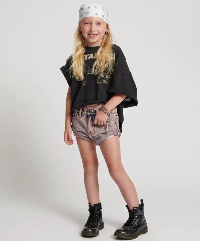 DUSTY KIDS BANDIT DENIM SHORTS Kids One Teaspoon Kids