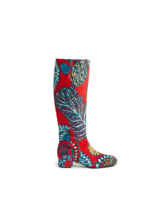 Edie Boots Sicomore Red Women La Double J Shoes