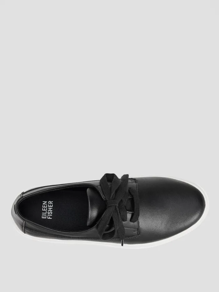 Eileen Fisher Shoes Prop Leather Sneaker Black 8211 Shop