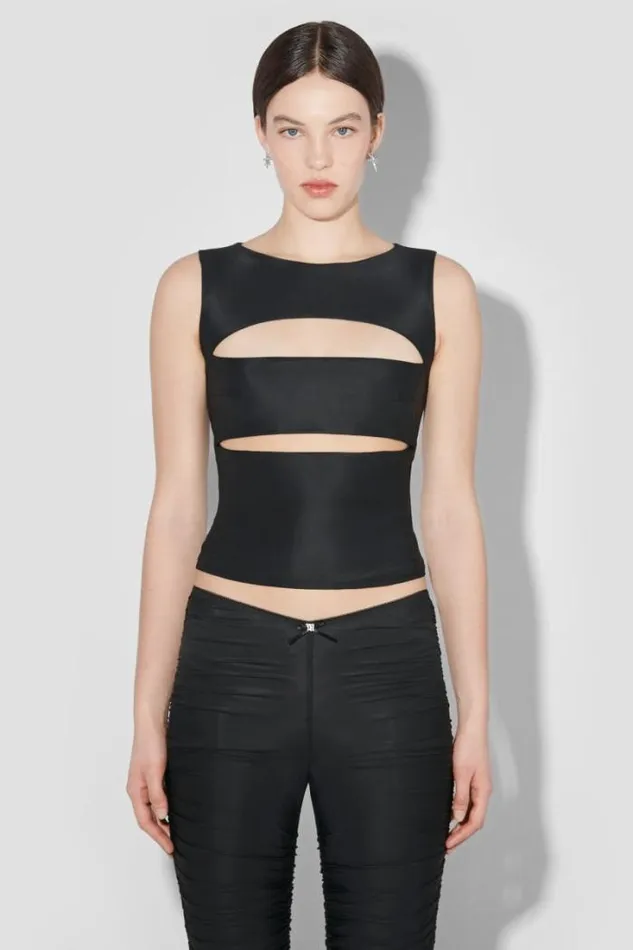 Elena Tank Top Black Women MISBHV Tops