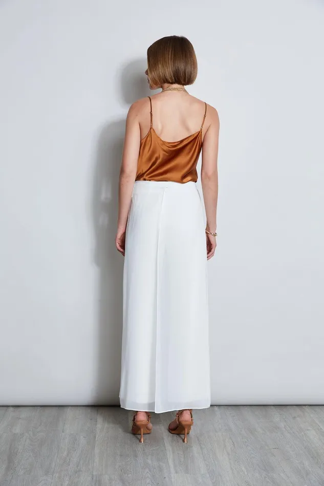 Elie Tahari Stretch Silk Satin Cami Copper Women Tops
