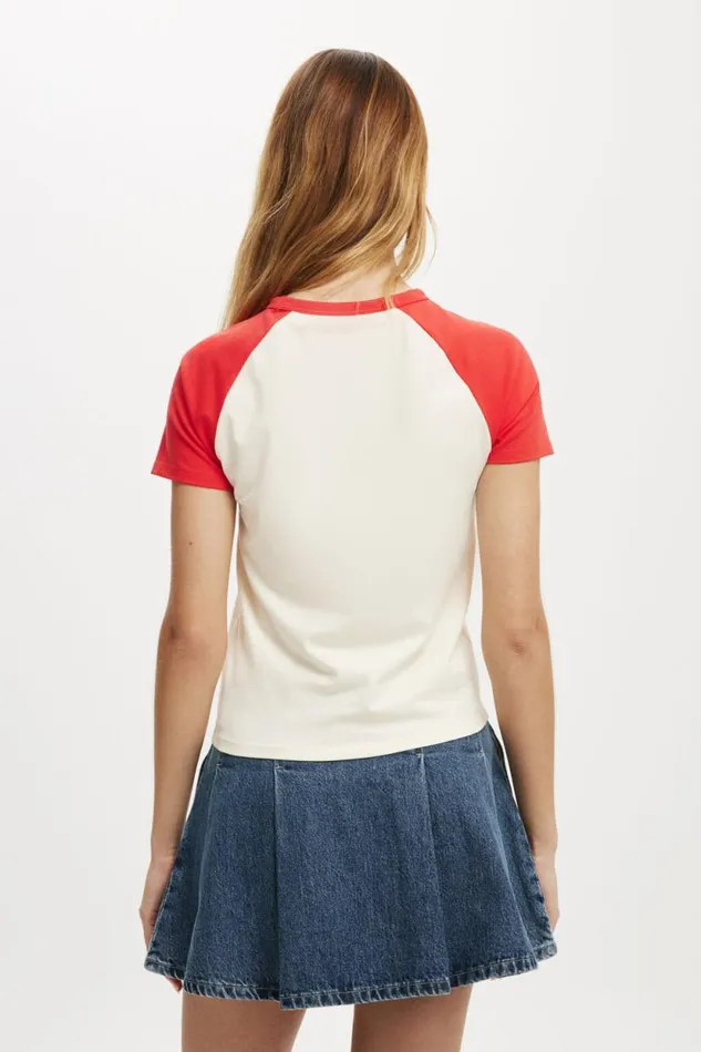 Fitted Graphic Lcn Raglan Longline Tee Team London Scarlet Red Cregraveme Fraiche Women Cotton On Tops Fitted Graphic Lcn Raglan Longline Tee Team London Scarlet Red Cregraveme Fraiche Women Cotton On Tops