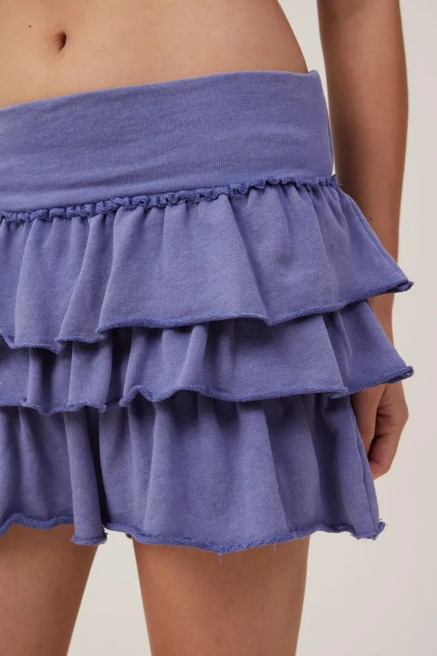 Fleece Rara Skirt Washed Blueberry Dream Women Cotton On Skirts
