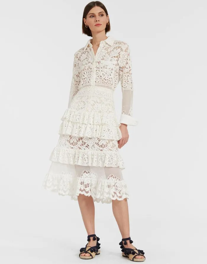 Footloose Lacey Skirt White Women La Double J Skirts