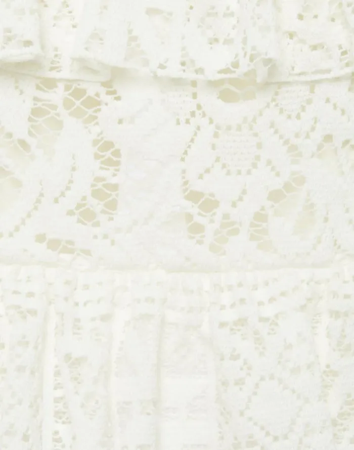 Footloose Lacey Skirt White Women La Double J Skirts Footloose Lacey Skirt White Women La Double J Skirts