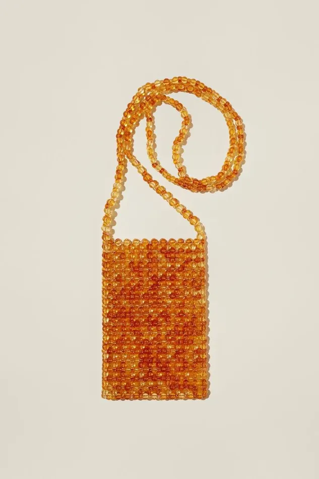 Freya Beaded Phone Sling Tort Women Cotton On Bags and Belts