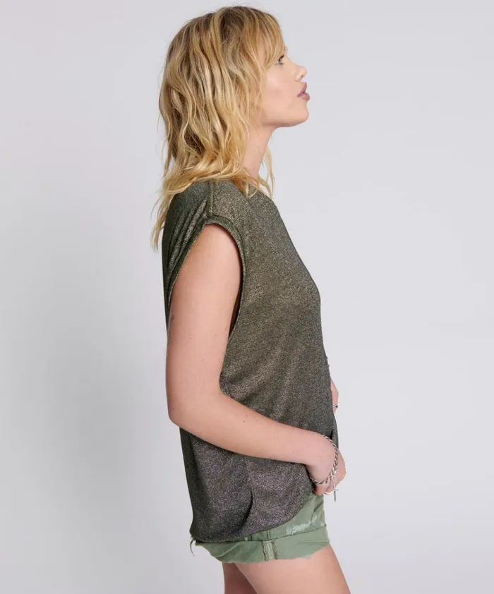 GILDED OVERSIZED TOP Women One Teaspoon Tops GILDED OVERSIZED TOP Women One Teaspoon Tops
