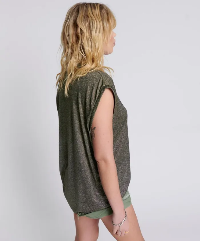 GILDED OVERSIZED TOP Women One Teaspoon Tops GILDED OVERSIZED TOP Women One Teaspoon Tops