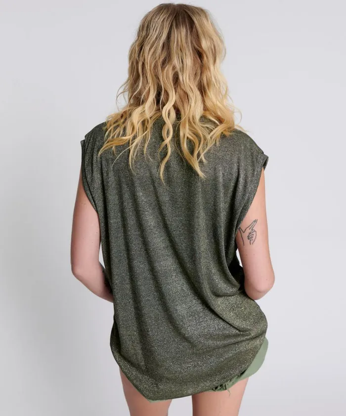 GILDED OVERSIZED TOP Women One Teaspoon Tops GILDED OVERSIZED TOP Women One Teaspoon Tops