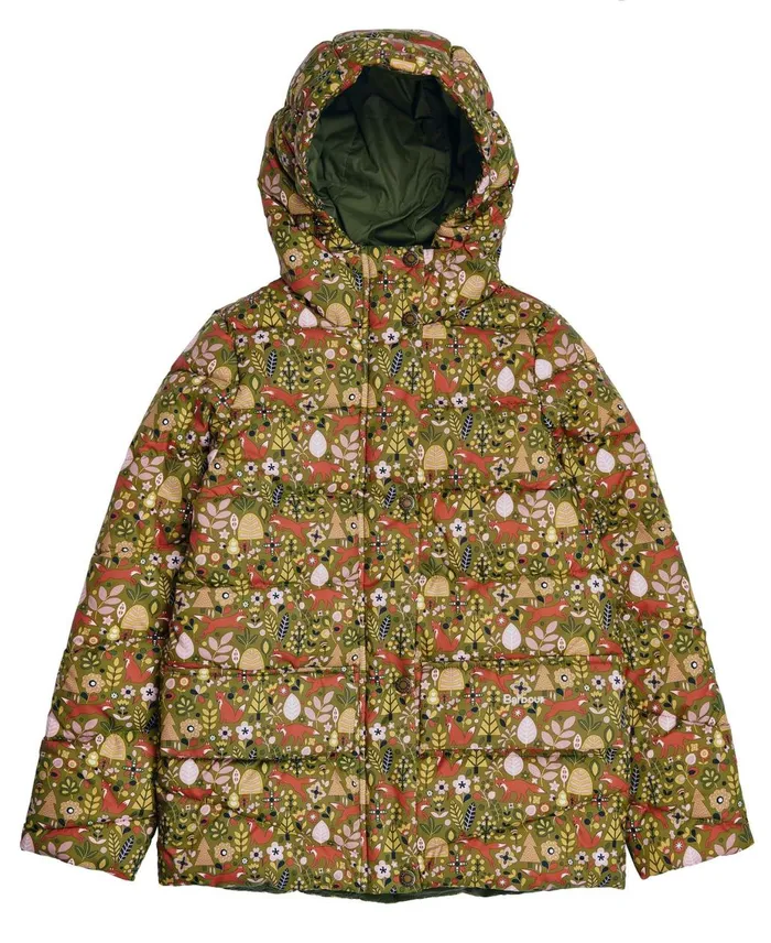 Girls Quilted Jackets Barbour Girls039 Bracken Printed Quilted Jacket Woodland Fox Girls Quilted Jackets Barbour Girls039 Bracken Printed Quilted Jacket Woodland Fox