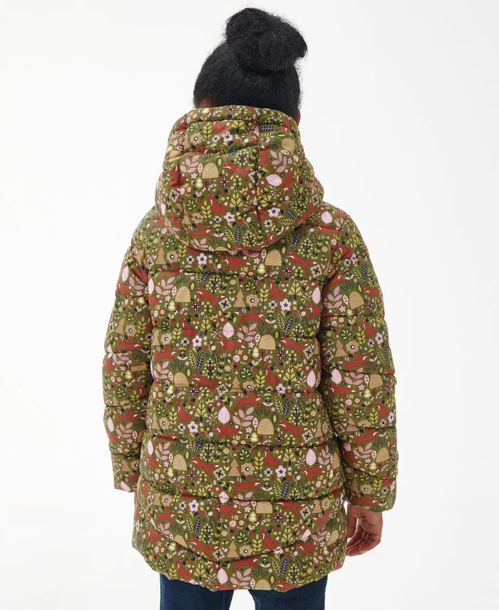 Girls Quilted Jackets Barbour Girls039 Bracken Printed Quilted Jacket Woodland Fox Girls Quilted Jackets Barbour Girls039 Bracken Printed Quilted Jacket Woodland Fox