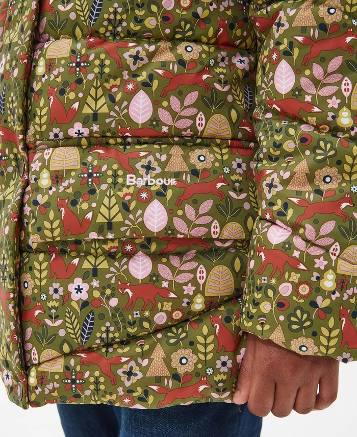 Girls Quilted Jackets Barbour Girls039 Bracken Printed Quilted Jacket Woodland Fox Girls Quilted Jackets Barbour Girls039 Bracken Printed Quilted Jacket Woodland Fox