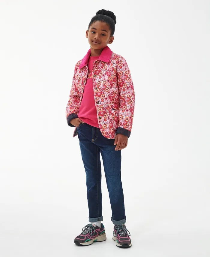 Girls Quilted Jackets Barbour Girls039 Patterned Liddesdale Quilted Jacket Pink Dahlia Floral Girls Quilted Jackets Barbour Girls039 Patterned Liddesdale Quilted Jacket Pink Dahlia Floral