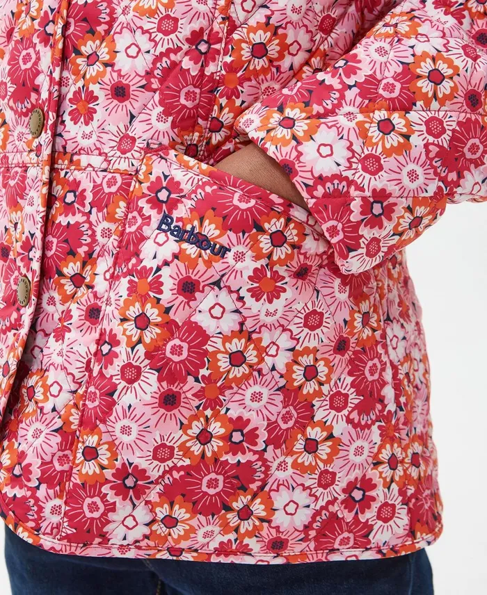 Girls Quilted Jackets Barbour Girls039 Patterned Liddesdale Quilted Jacket Pink Dahlia Floral Girls Quilted Jackets Barbour Girls039 Patterned Liddesdale Quilted Jacket Pink Dahlia Floral