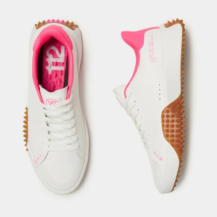Golf Shoes Men GFORE G112 GOLF SHOE Snow Knockout Pink Golf Shoes Men GFORE G112 GOLF SHOE Snow Knockout Pink