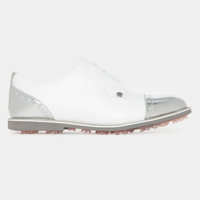 Golf Shoes Women GFORE GALLIVANTER LEATHER CAP TOE GOLF SHOE Snow