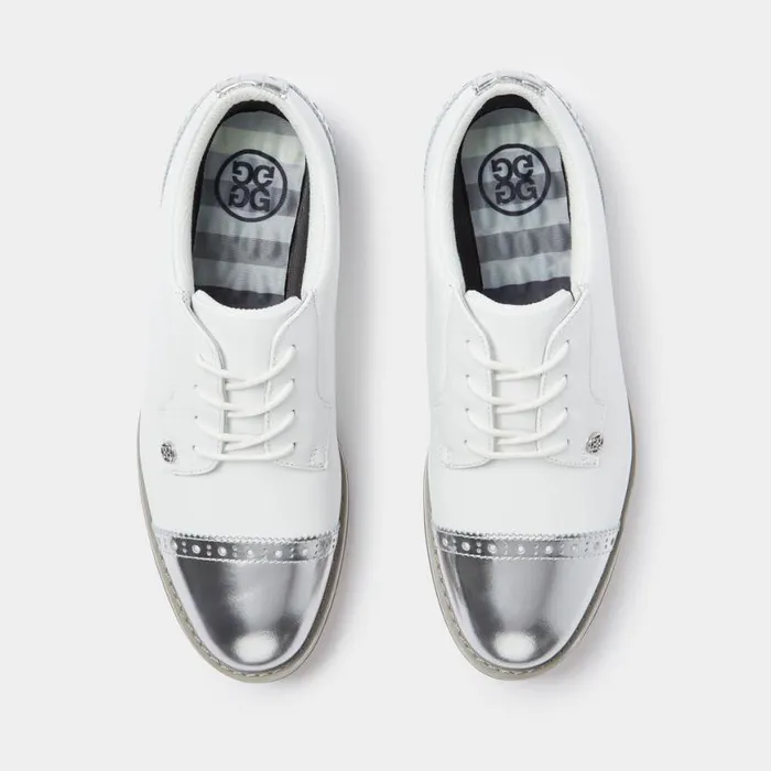 Golf Shoes Women GFORE GALLIVANTER LEATHER CAP TOE GOLF SHOE Snow Golf Shoes Women GFORE GALLIVANTER LEATHER CAP TOE GOLF SHOE Snow