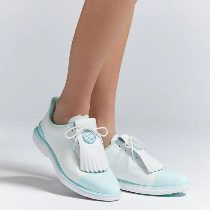 Golf Shoes Women GFORE LIMITED EDITION GALLIVAN2R CAP TOE GOLF SHOE Snow Daybreak Golf Shoes Women GFORE LIMITED EDITION GALLIVAN2R CAP TOE GOLF SHOE Snow Daybreak