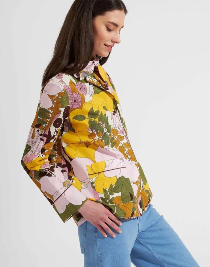 Hammock Shirt Big Flower Rose Women La Double J Shirts and Tops Hammock Shirt Big Flower Rose Women La Double J Shirts and Tops