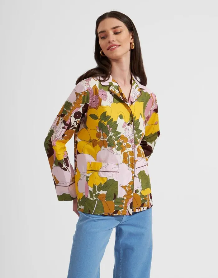 Hammock Shirt Big Flower Rose Women La Double J Shirts and Tops Hammock Shirt Big Flower Rose Women La Double J Shirts and Tops