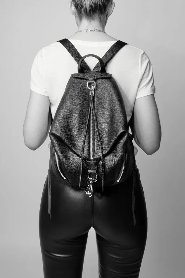 Handbags Backpacks Rebecca Minkoff Julian Backpack Blacksilver