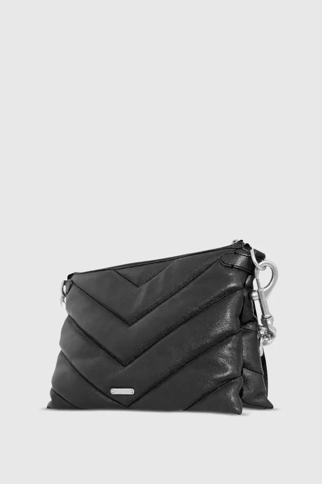Handbags Crossbody Bags Rebecca Minkoff Edie Maxi Crossbody Blackpalladium