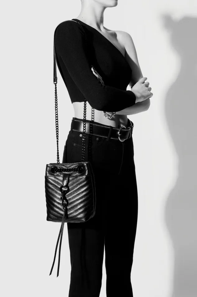 Handbags Crossbody Bags Rebecca Minkoff Edie Mini Bucket Black
