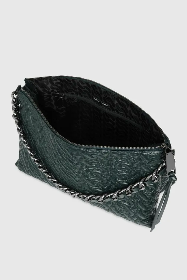 Handbags Shoulder Bags Rebecca Minkoff Chain Quilt Shoulder Bag Deep Jadegunmetal Handbags Shoulder Bags Rebecca Minkoff Chain Quilt Shoulder Bag Deep Jadegunmetal