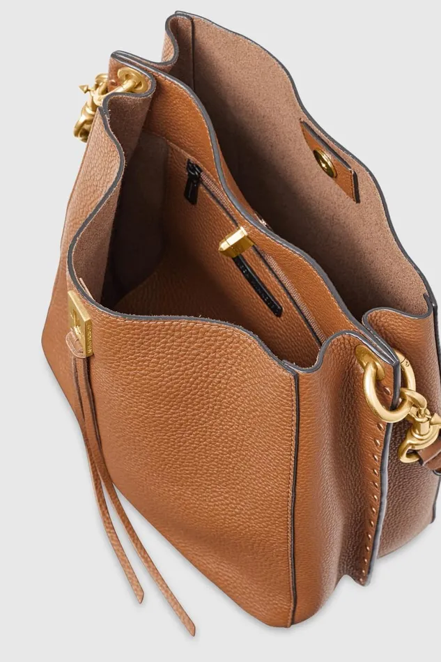 Handbags Shoulder Bags Rebecca Minkoff Darren Shoulder Bag Caramello