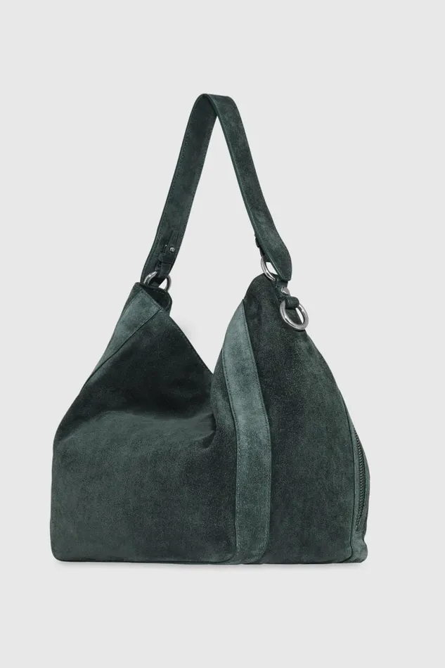 Handbags Shoulder Bags Rebecca Minkoff MAB Hobo Deep Jadegunmetal