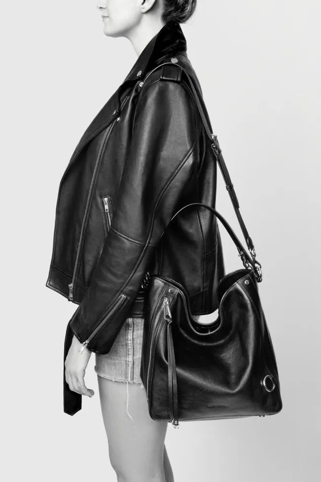 Handbags Shoulder Bags Rebecca Minkoff MAB Hobo Deep Jadegunmetal