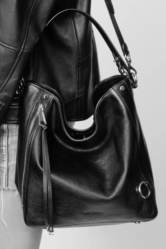 Handbags Shoulder Bags Rebecca Minkoff MAB Hobo Deep Jadegunmetal