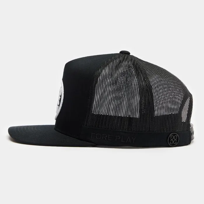 Hats Men GFORE CIRCLE G039S COTTON TWILL TALL TRUCKER HAT Onyx Hats Men GFORE CIRCLE G039S COTTON TWILL TALL TRUCKER HAT Onyx