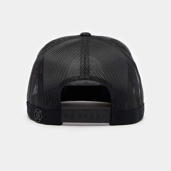 Hats Men GFORE CIRCLE G039S COTTON TWILL TALL TRUCKER HAT Onyx Hats Men GFORE CIRCLE G039S COTTON TWILL TALL TRUCKER HAT Onyx