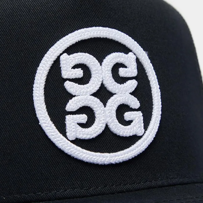 Hats Men GFORE CIRCLE G039S COTTON TWILL TALL TRUCKER HAT Onyx Hats Men GFORE CIRCLE G039S COTTON TWILL TALL TRUCKER HAT Onyx