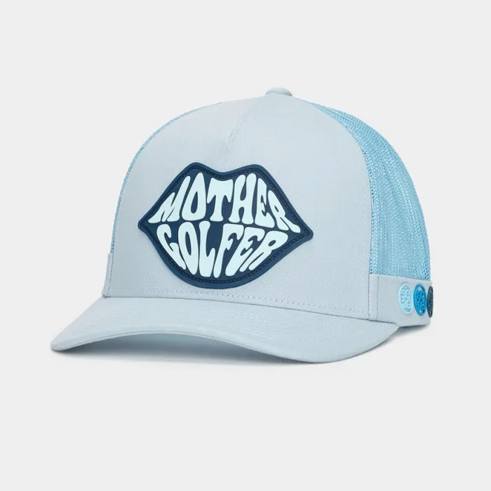 Hats Women GFORE MOTHER GOLFER PATCH TRUCKER HAT Daybreak