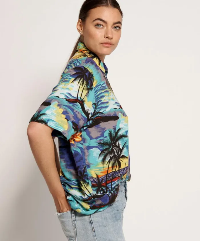 HAWAIIAN SHIRT MULTI Women One Teaspoon Shirts HAWAIIAN SHIRT MULTI Women One Teaspoon Shirts