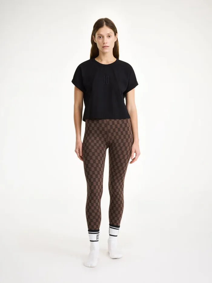 Hedalia Organic Cotton TShirt Black Women By Malene Birger Tops and Blouses