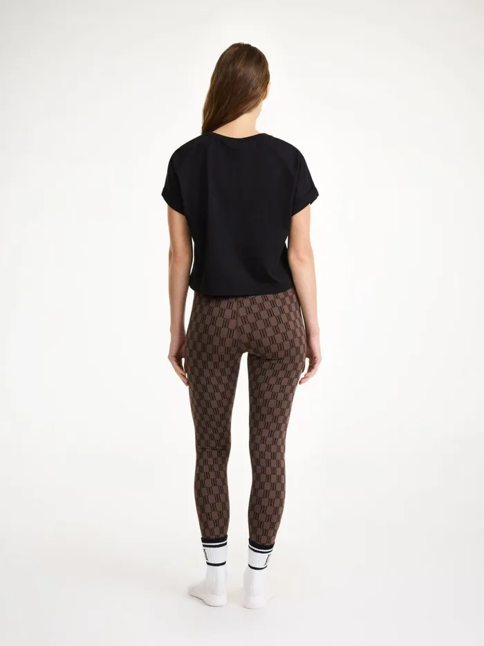 Hedalia Organic Cotton TShirt Black Women By Malene Birger Tops and Blouses